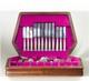 Vintage Silver Plated Smith Seymour Canteen Of Kings Cutlery For 6 In Oak Case