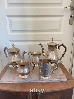 Vintage Silver Plated Tea Coffee Set English LONDON England