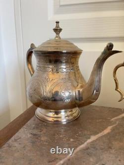 Vintage Silver Plated Tea Coffee Set English LONDON England