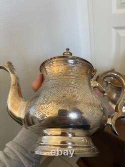 Vintage Silver Plated Tea Coffee Set English LONDON England