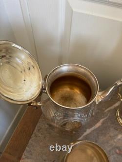 Vintage Silver Plated Tea Coffee Set English LONDON England