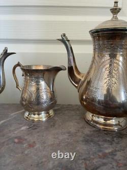 Vintage Silver Plated Tea Coffee Set English LONDON England