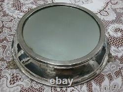 Vintage Silver/ Silver Plated Cake Stand In Original Box