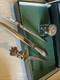 Vintage Silver letters Ink Set in Original Case