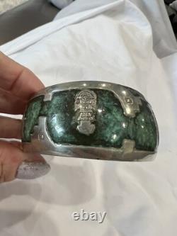 Vintage South American Sterling Copper Cuff Bracelet