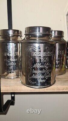 Vintage Tea Coffee And Sugar Silver Plated