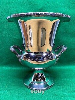 Vintage Towle Champagne Bucket Silver Plated Ice Bucket Lovely Silver Urn Trophy