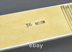 Vintage USSR 875 Silver Gold-Plated Sugar Tongs 41.6g 4.3 Collectible Serving