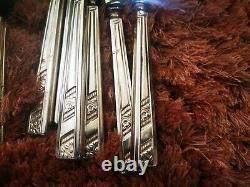 Vintage Viners Of Sheffield Silver Plate Cutlery Set, 6 Of Everything 42 Pieces