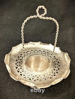 Vintage Wai Kee 90 Silver Chinese Sauce Dish