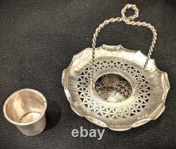 Vintage Wai Kee 90 Silver Chinese Sauce Dish