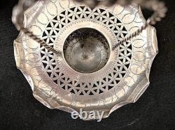 Vintage Wai Kee 90 Silver Chinese Sauce Dish