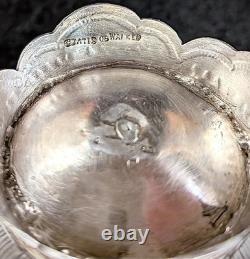 Vintage Wai Kee 90 Silver Chinese Sauce Dish