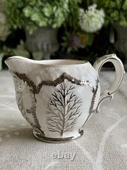 Vintage Wedgwood Etruria Barlaston Majolica RARE Cauliflower Plate & Jug Lustre