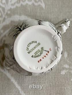 Vintage Wedgwood Etruria Barlaston Majolica RARE Cauliflower Plate & Jug Lustre