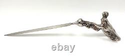 Vintage silver Rolls Royce Spirit of Ecstasy Letter Opener in original box