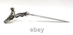 Vintage silver Rolls Royce Spirit of Ecstasy Letter Opener in original box