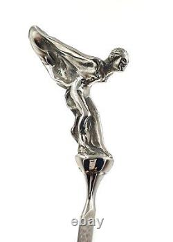 Vintage silver Rolls Royce Spirit of Ecstasy Letter Opener in original box