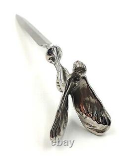 Vintage silver Rolls Royce Spirit of Ecstasy Letter Opener in original box