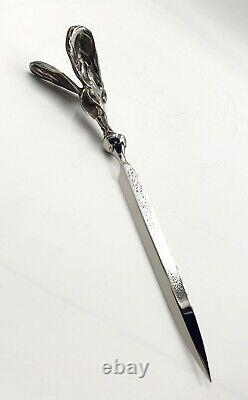 Vintage silver Rolls Royce Spirit of Ecstasy Letter Opener in original box