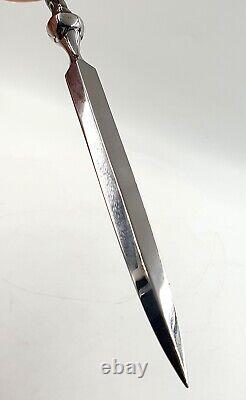 Vintage silver Rolls Royce Spirit of Ecstasy Letter Opener in original box