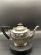 Vintage silver plated teapot inscribed CUTLERS NORWICH