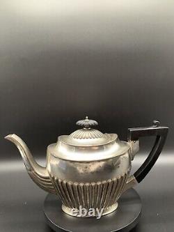 Vintage silver plated teapot inscribed CUTLERS NORWICH