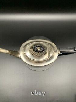 Vintage silver plated teapot inscribed CUTLERS NORWICH
