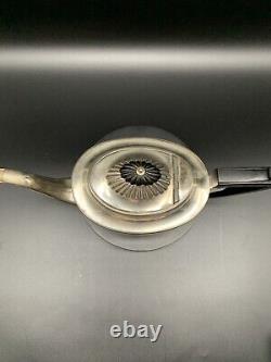 Vintage silver plated teapot inscribed CUTLERS NORWICH