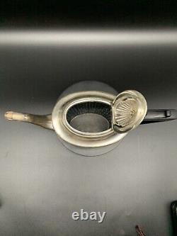 Vintage silver plated teapot inscribed CUTLERS NORWICH