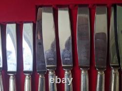Vinttage Retro Part Canteen Silver Plated Cutlery -maker James Ryals 49 Pces