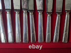 Vinttage Retro Part Canteen Silver Plated Cutlery -maker James Ryals 49 Pces
