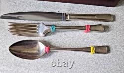 Vinttage Retro Part Canteen Silver Plated Cutlery -maker James Ryals 49 Pces