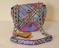 Vivienne Westwood Bag Vegan leather big orb chain shoulder Strap New