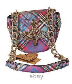 Vivienne Westwood Bag Vegan leather big orb chain shoulder Strap New