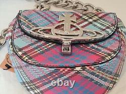 Vivienne Westwood Bag Vegan leather big orb chain shoulder Strap New