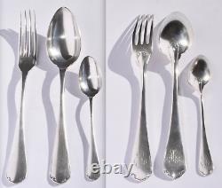 Vtg CHRISTOFLE JAPONAIS Silver Plate Cutlery Set/Canteen for 12 People + Extras