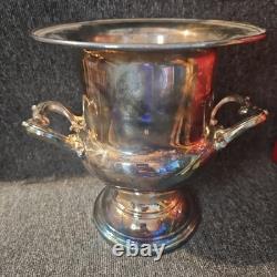 Vtg Kent Silversmith Trophy Silver Plate Champagne Wine Ice Bucket USA