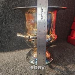 Vtg Kent Silversmith Trophy Silver Plate Champagne Wine Ice Bucket USA