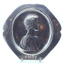 WMF Antique Wall plaque tray, Portrait of Ceasar. Art Nouveau, Jugedstil