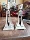 WMF Art Nouveau Candlesticks, Arts & Crafts Movement, Celtic Knots, around 1906