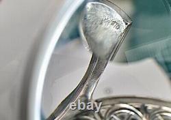 WMF Art Nouveau Jugendstil Silver Plated Pair of Butter Coolers & Rotating Cover