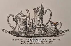 WMF Art Nouveau ORIGINAL Fantastic Tea / Coffee Service Set Silver Plated