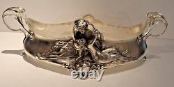 WMF Art Nouveau ORIGINAL Silver Plated 3 PIECE SET EXTREMELY RARE