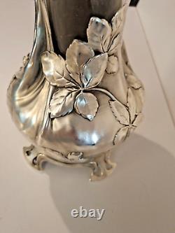 WMF Art Nouveau ORIGINAL Silver Plated 3 PIECE SET EXTREMELY RARE