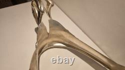WMF Art Nouveau ORIGINAL Silver Plated Flower Centerpiece Dish Old Silver Finish
