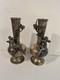 WMF Art Nouveau ORIGINAL Silver Plated PAIR of FLOWER VASES (1896)