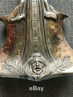 WMF Art Nouveau ORIGINAL Silver Plated Pot RARE Antique Original