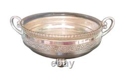 WMF Art Nouveau Silver Plated Centre Piece Footed Twin Handles With Original