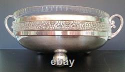 WMF Art Nouveau Silver Plated Centre Piece Footed Twin Handles With Original